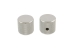 Chrome Barrel Knob Pair
