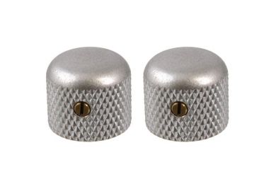 Short Aged Chrome Dome Knob Set Oulu