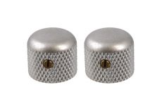 Short Aged Chrome Dome Knob Set