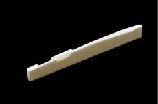 Compensated Unbleached Bone Saddle for Acoustic