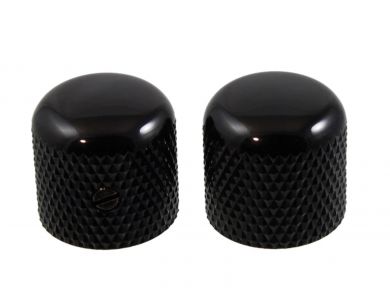 Black Dome Knob Pari for Split Shaft