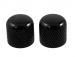 Black Dome Knob Pari for Split Shaft