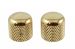 Gold Dome Knob Pari for Split Shaft