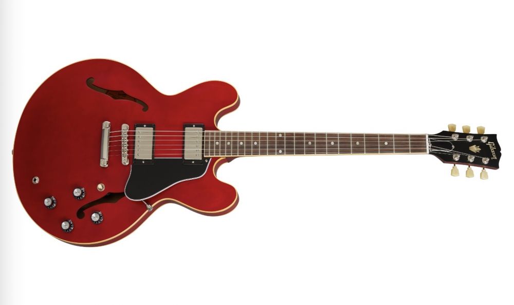 GIBSON ES-335 SATIN, Satin Cherry - Kitarapaja