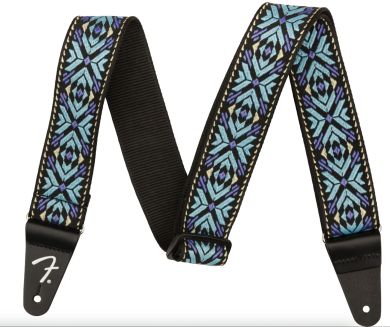 FENDER® Pasadena Woven Strap, Blue Snowflake