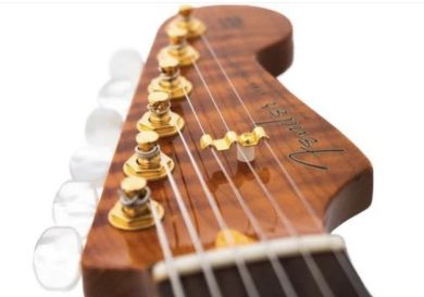 MUSIC CITY BRIDGE THREE STRING TREE, STRING RETAINER, GOLD