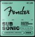 FENDER SubSonic™ 9050L Flatwound Stainless Steel 45-100 Bass Strings