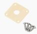 Cream (Plastic) Jackplate for LP