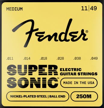 FENDER SuperSonic™ 250M Nickel-Plated Steel 11-49 Guitar Strings