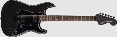 SQUIER LIMITED EDITION AFFINITY SERIES® STRATOCASTER® HH, Metallic Black