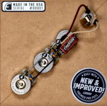 Emerson Custom Jazz Bass Prewired Kit