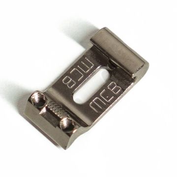 MUSIC CITY BRIDGE GROOVE MASTER SADDLES FOR STRAT, Polished