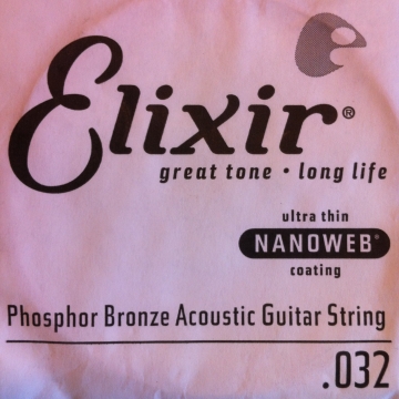 ELIXIR PHOSPHOR BRONZE .032