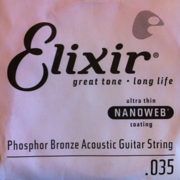 ELIXIR PHOSPHOR BRONZE .035