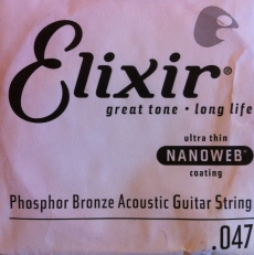 ELIXIR PHOSPHOR BRONZE .047