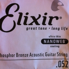 ELIXIR PHOSPHOR BRONZE .052