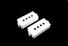 Pickup covers for Precision Bass® White
