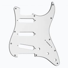 White Pickguard for Stratocaster 