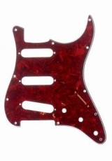 Red Tortoise Pickguard for Stratocaster