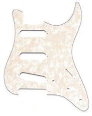 Parchment Pearloid 4-Ply Pickguard for Stratocaster Oulu