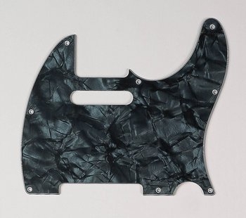 Dark Black Pearloid Pickguard for Telecaster Oulu