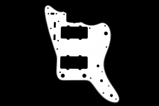 White 3-Ply Pickguard for Jazzmaster®