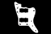 White 3-Ply Pickguard for Jazzmaster®