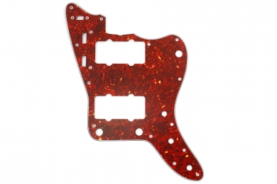 Red Tortoise Pickguard for Jazzmaster