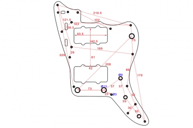 Black Pickguard for Jazzmaster®