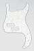 Parchment Pearloid Pickguard for Precision Bass®