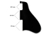 Black Pickguard for Gibson® ES-335®