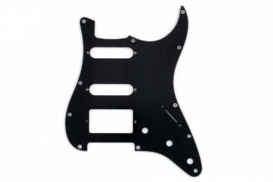 Black Pickguard for Stratocaster 1HB 2SC 