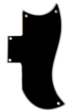 Small Black Pickguard for Gibson® SG®