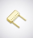 LOLLAR JOHNNY SMITH HUMBUCKER, GOLD, NECK MOUNT