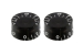 Black Speed Knob Pair