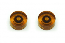 Amber Speed Knob Pair 0-11