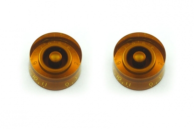 Amber Speed Knob Pair 0-11