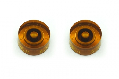 Amber Speed Knob Pair 0-11