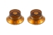 Amber Bell Knob Pair 0-10