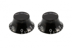Black Bell Knob Pair
