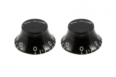 Black Bell Knob Pair
