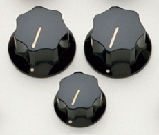 Black Knob Set for Jazz Bass