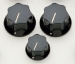 Black Knob Set for Jazz Bass
