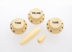 Cream Knob Set for Stratocaster