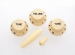 Cream Knob Set for Stratocaster
