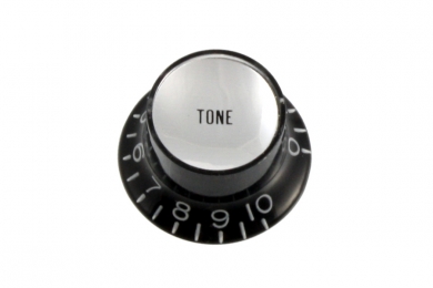 Black Reflector Tone Knob Pair