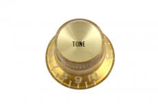 Gold Reflector Tone Knob Pair