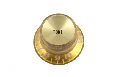 Gold Reflector Tone Knob Pair