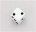 White Dice Knob Pair