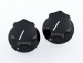 Black Knob Set for Mustang